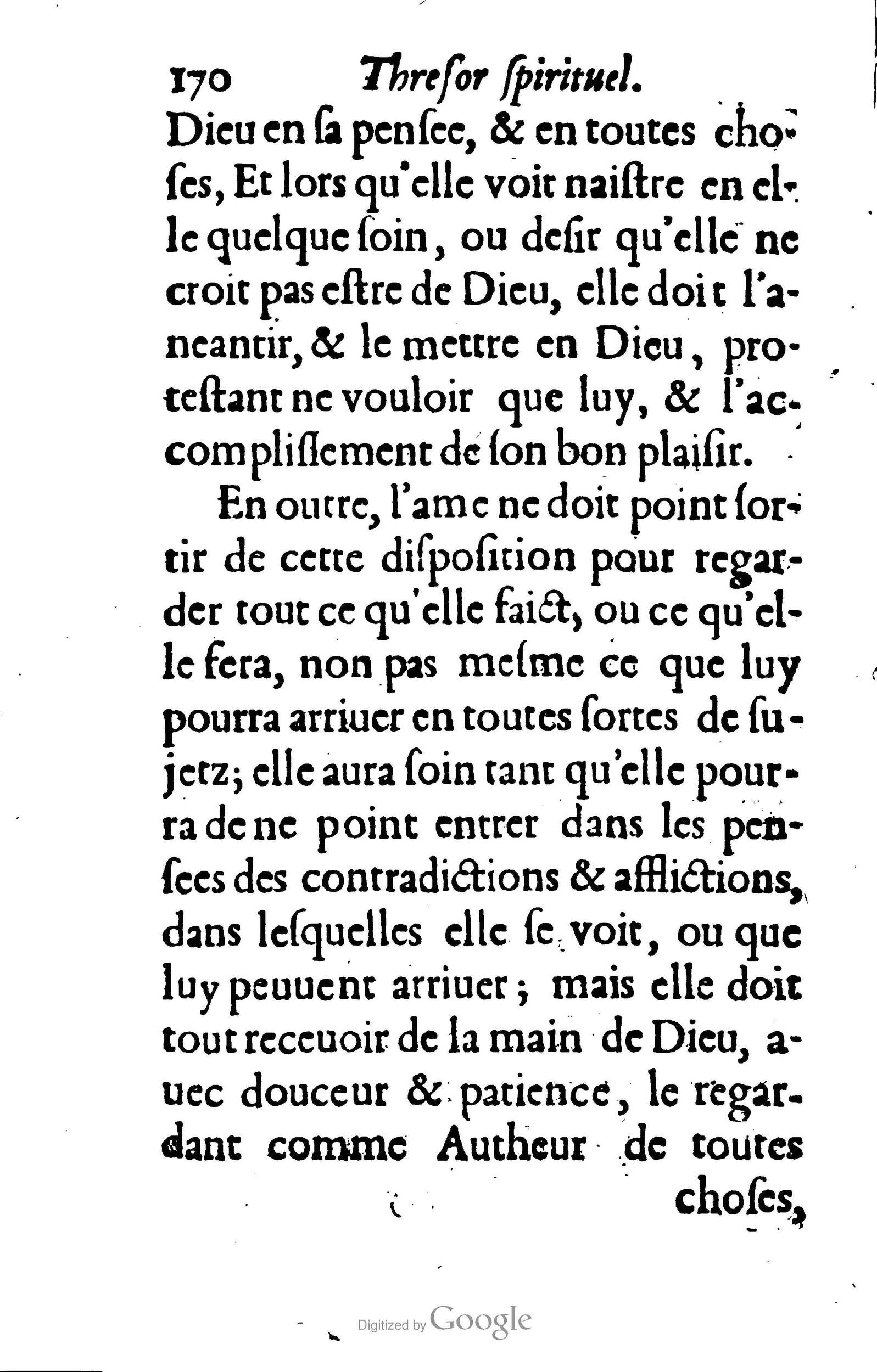 1633 - François Waudré - Trésor spirituel contenant les excellences du christianisme - BM Lyon