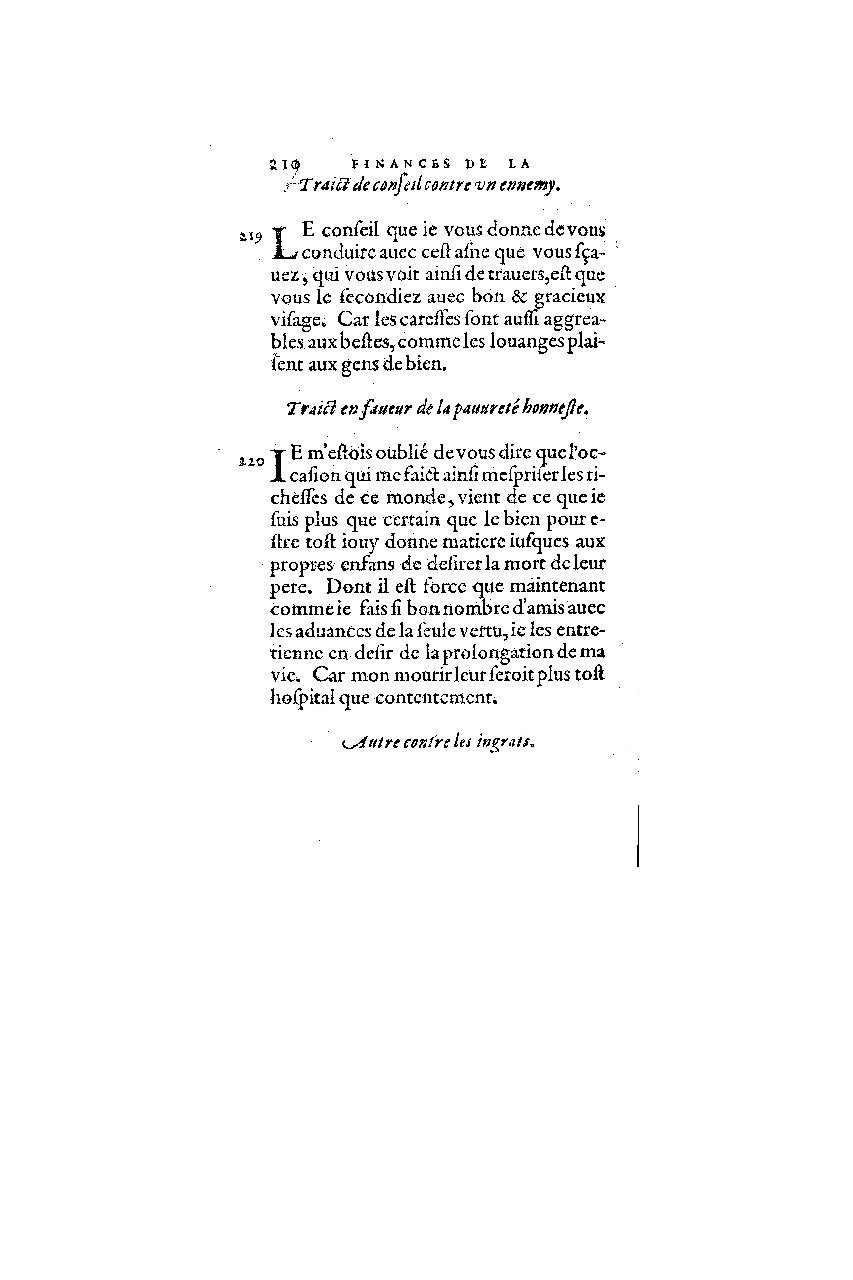 1572 - Nicolas Du Chemin - Finances et Trésor de la plume française - BM Lyon