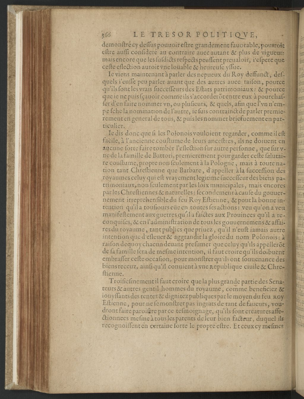1608 - Nicolas Du Fossé - Trésor politique - BnF Tolbiac