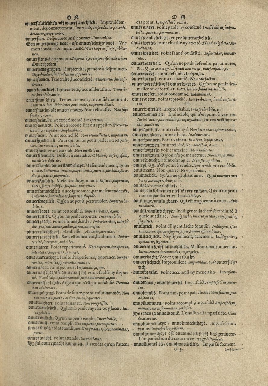 1573 - Christophe Plantin - Trésor du langage bas-allemand - Greifswald