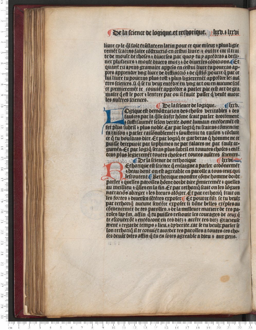 1482 - [Jean Du Pré] - Trésor des humains - Bibliothèque Sainte-Geneviève