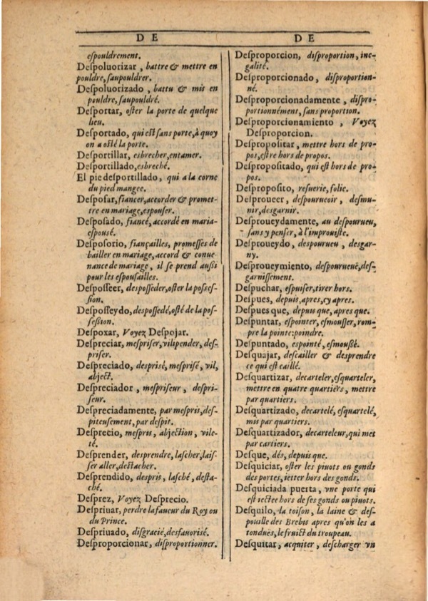 1607 - Marc Orry - Trésor des deux langues espagnole et française (Première et Seconde parties) - ÖNB Wien