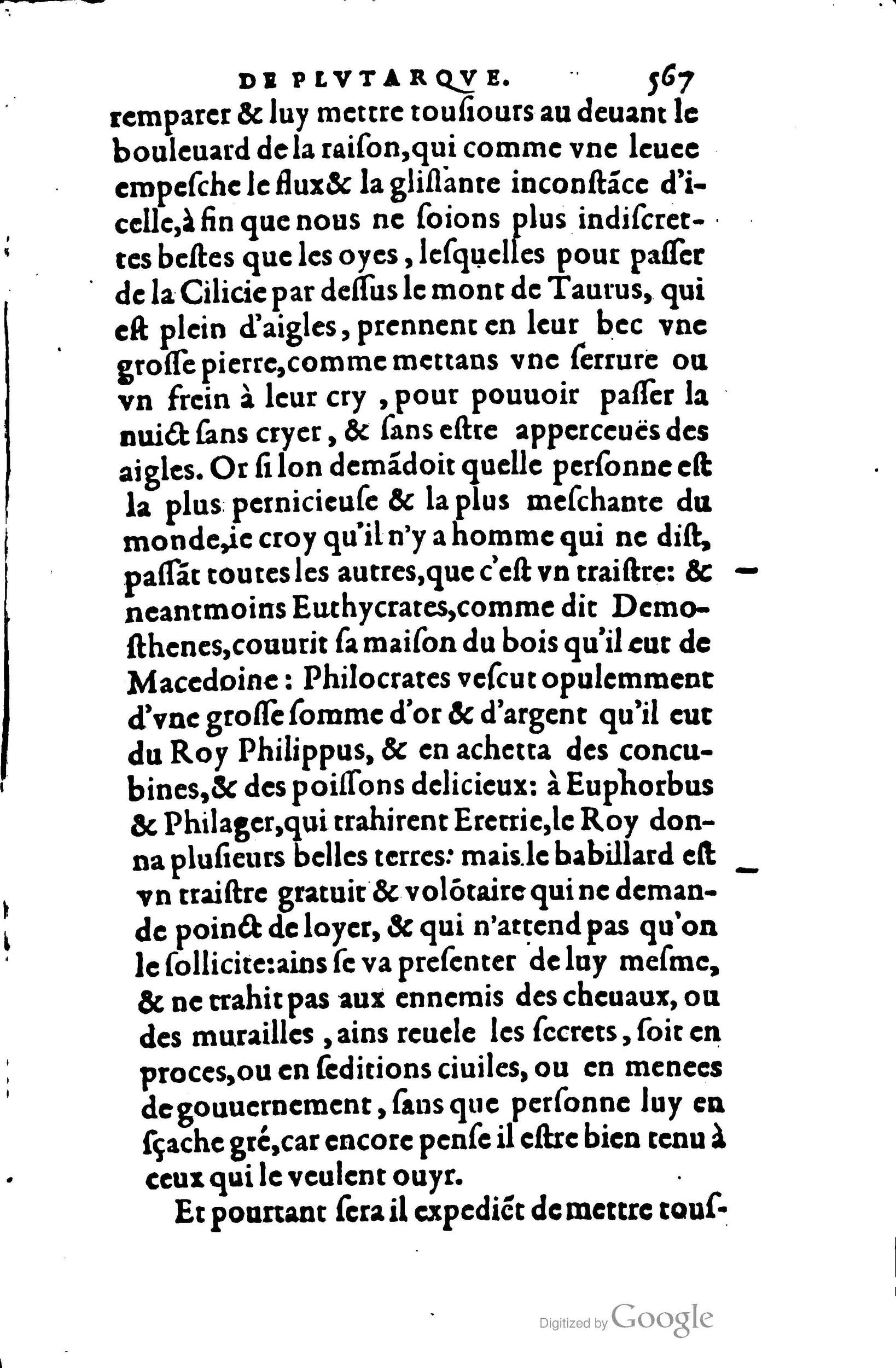 1578 - Jean Poupy - Trésor des morales de Plutarque - BSB Munich