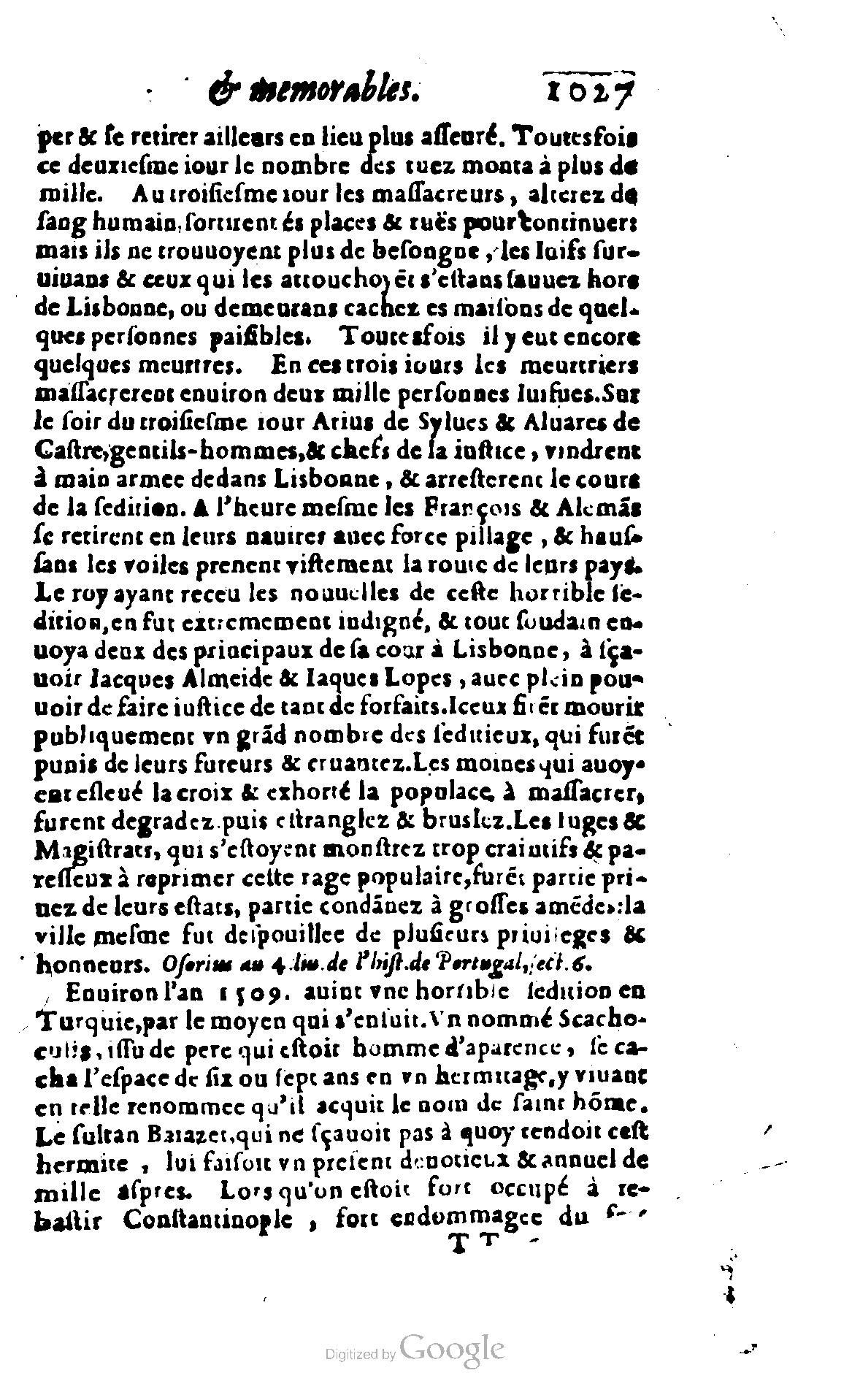 1620 - Samuel Crespin - Trésor d’histoires admirables et mémorables - BCU Lausanne
