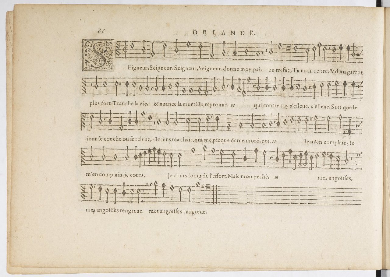 1594 - Paul Marceau - Trésor de musique d&#039;Orlande de Lassus, Superius, Bassus, Tenor, Quinta pars - BnF