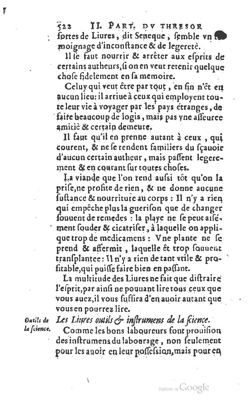 1610 - Louis Coste - Trésor de l’éloquence française (Seconde partie) - BM Lyon