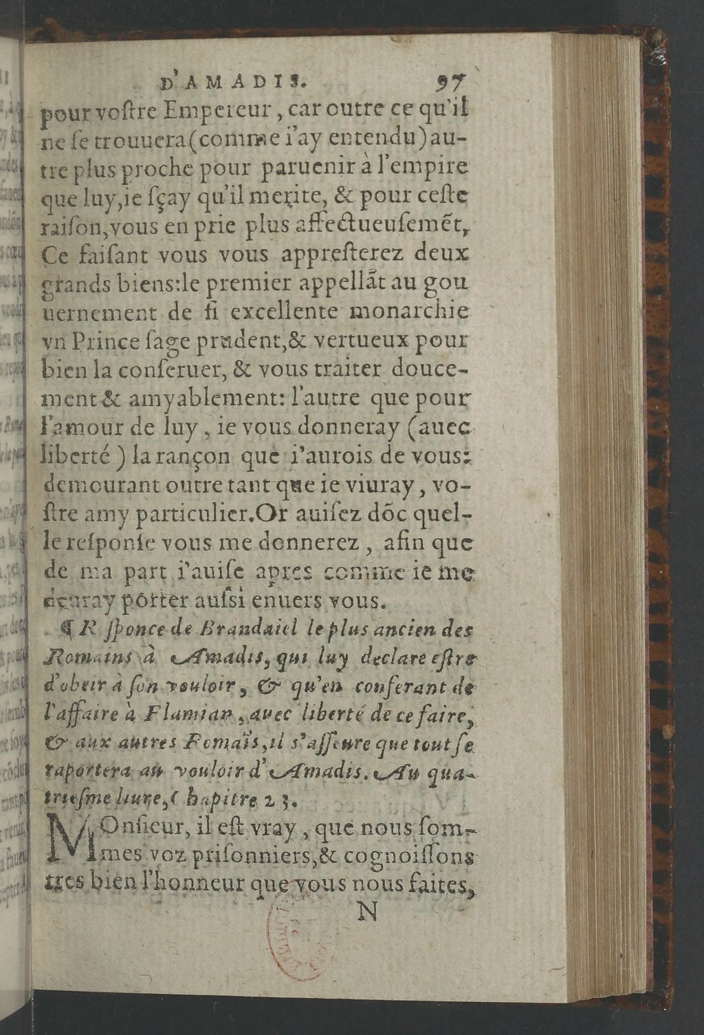 1564 - Vincent Norment et Jeanne Bruneau - Trésor des Amadis - BnF