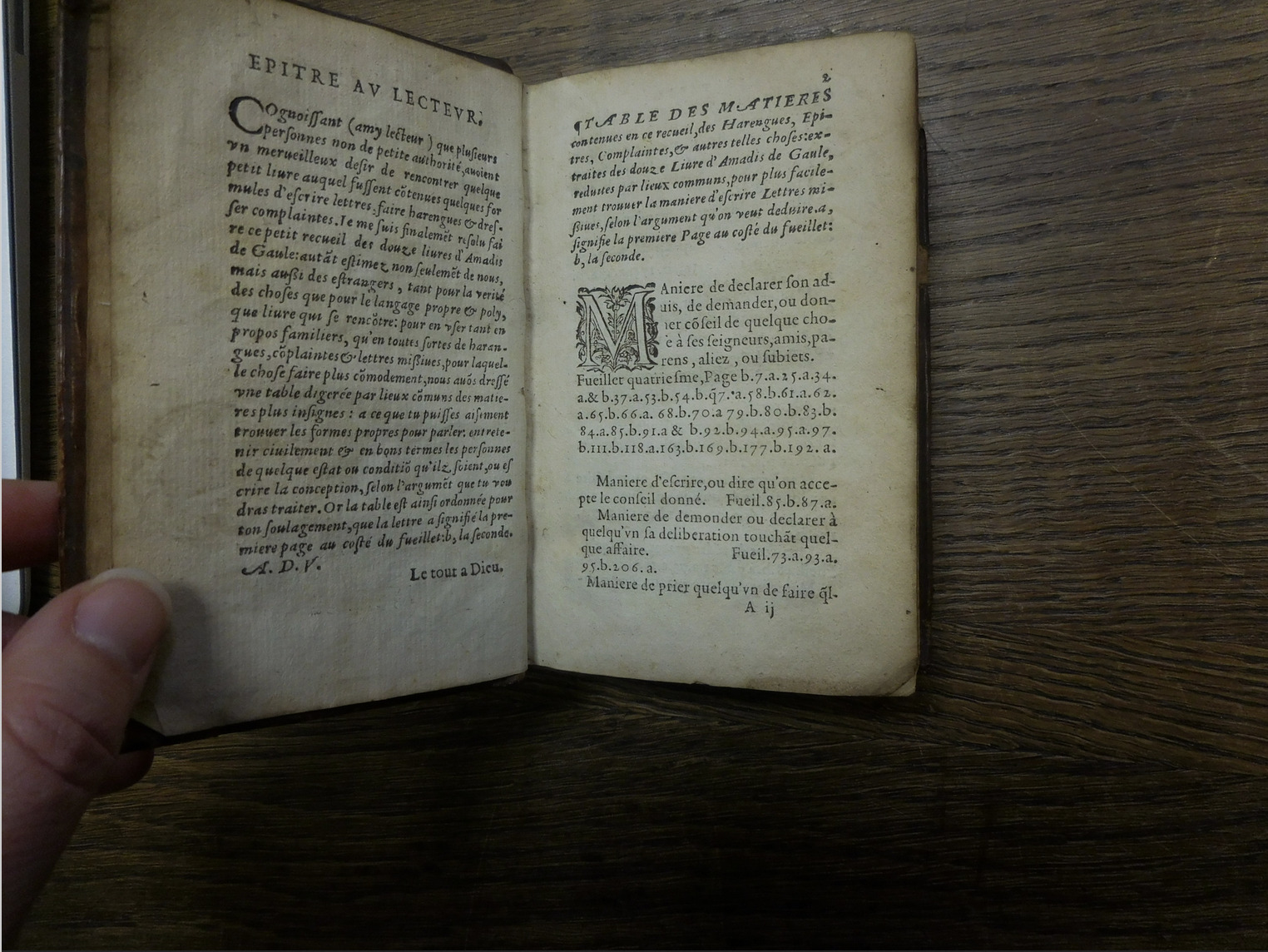 1564 - Robert Le Mangnier - Trésor d’Amadis - BM Colmar