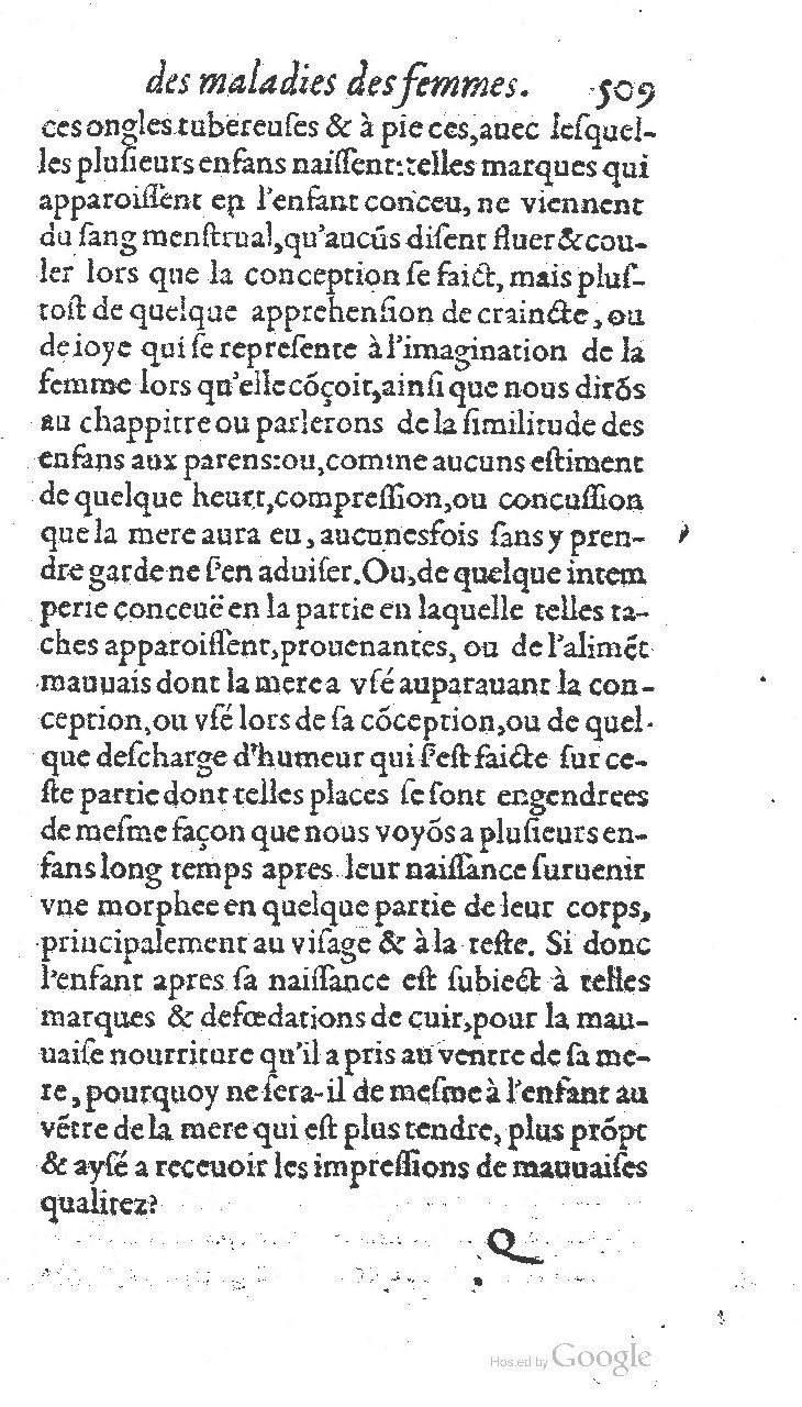 1585 - Jacques du Puis - Trésor des remèdes secrets pour les maladies des femmes - BnF
