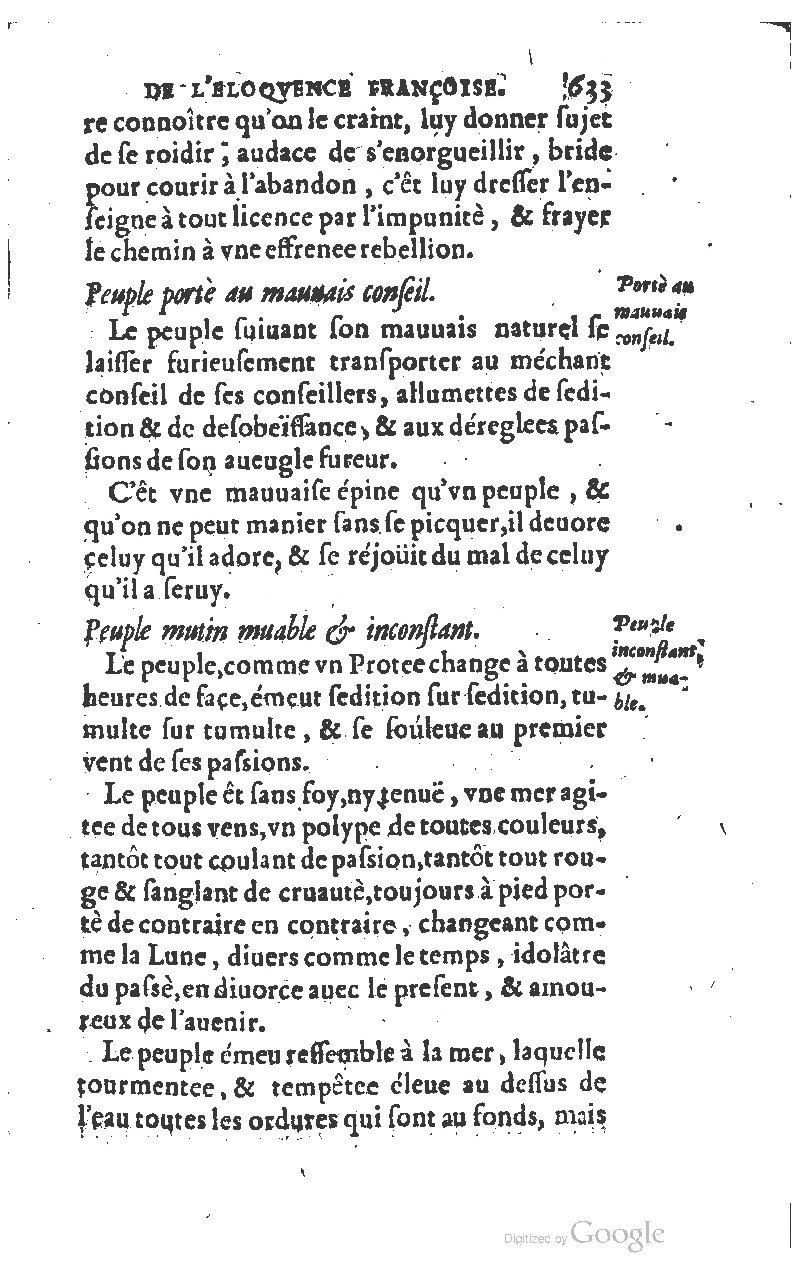 1610 - Louis Coste - Trésor de l’éloquence française (Seconde partie) - BM Lyon