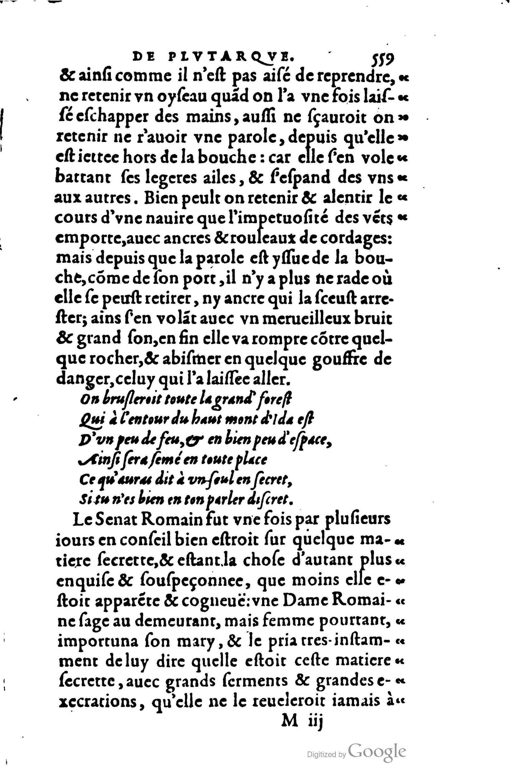 1578 - Jean Poupy - Trésor des morales de Plutarque - BSB Munich
