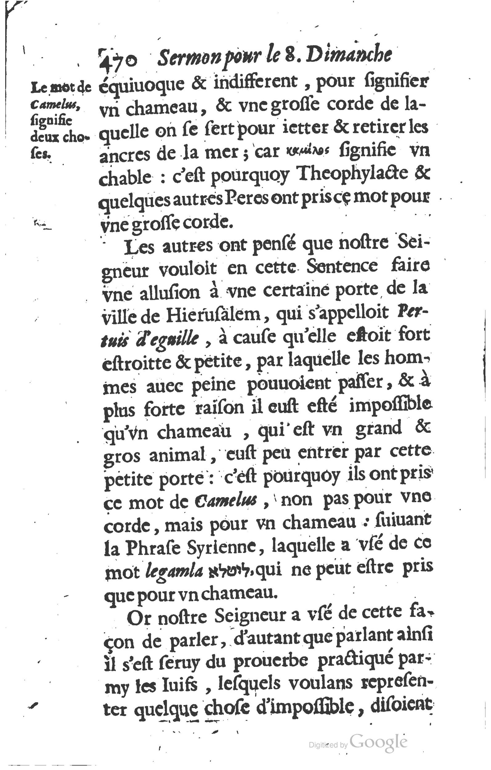 1629 - Manassés de Préaulx - Sermons ou Trésors de la piété chrétienne - BM Lyon