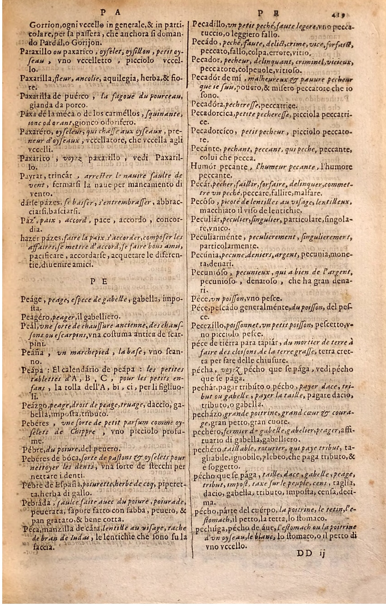 1627 - Jacques Crespin - Trésor des trois langues - Regensburg