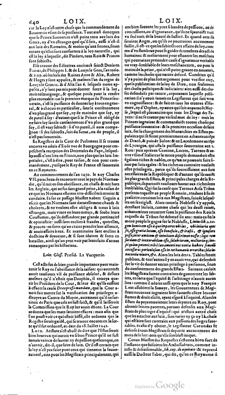 1629 - Veuve Nicolas Buon - Trésor du droit français (21754 T. 2) - BM Lyon