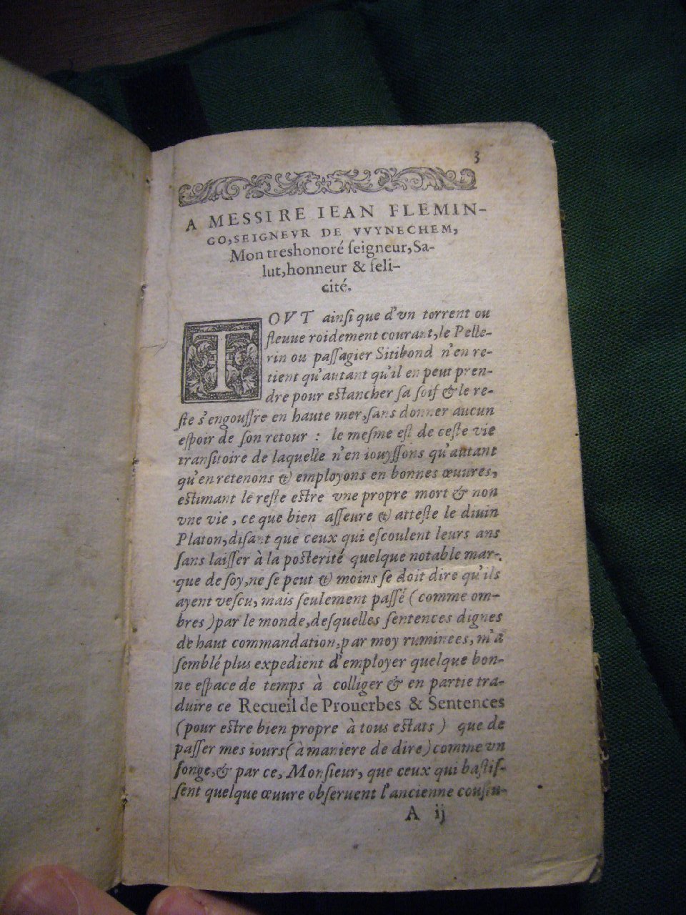 1617 - François Lefebvre - Trésor de sentences dorées et argentées - BnF Tolbiac