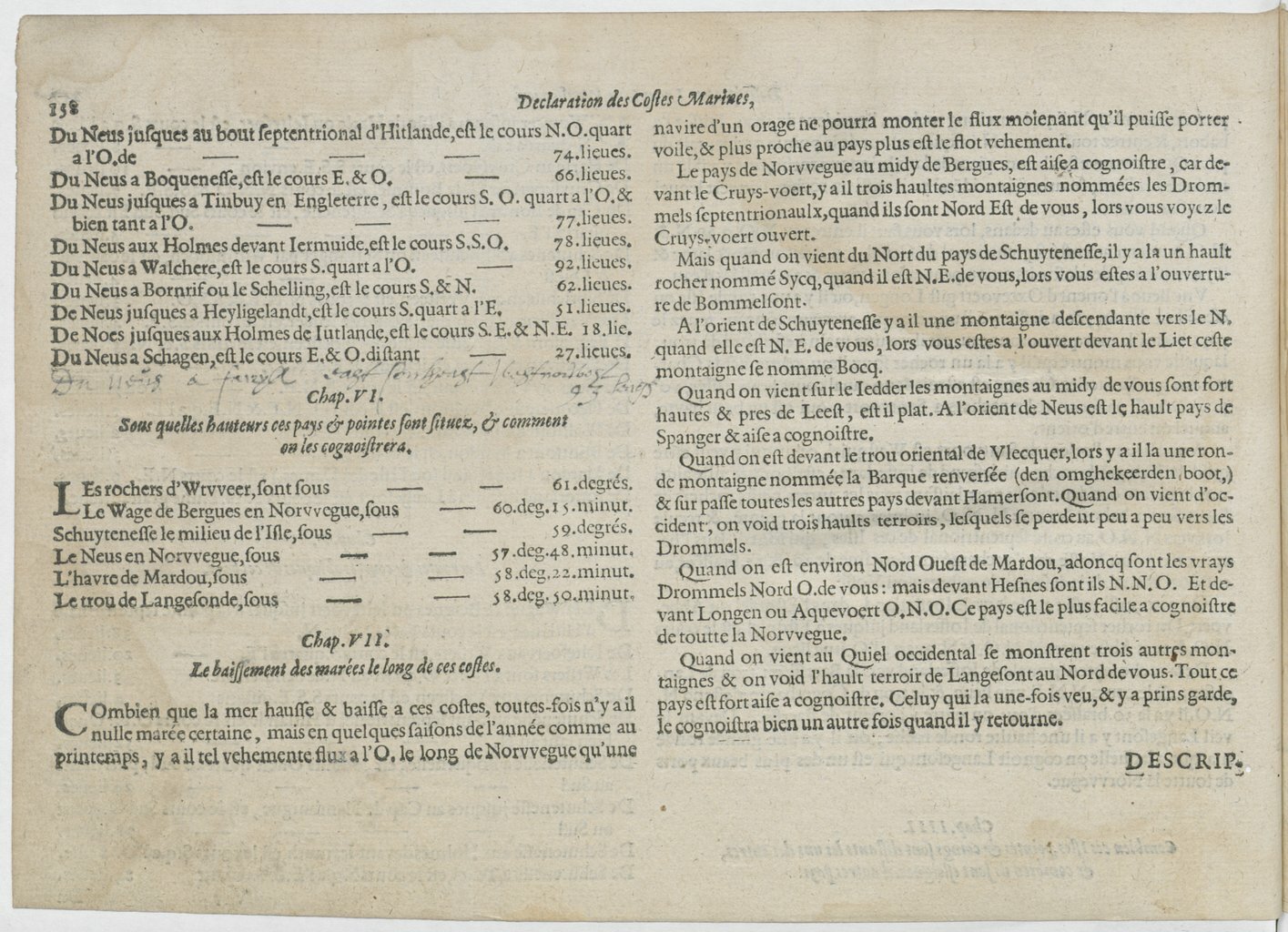 1601 - Bonaventure d’Aseville - Trésorerie ou cabinet de route marinesque - BnF