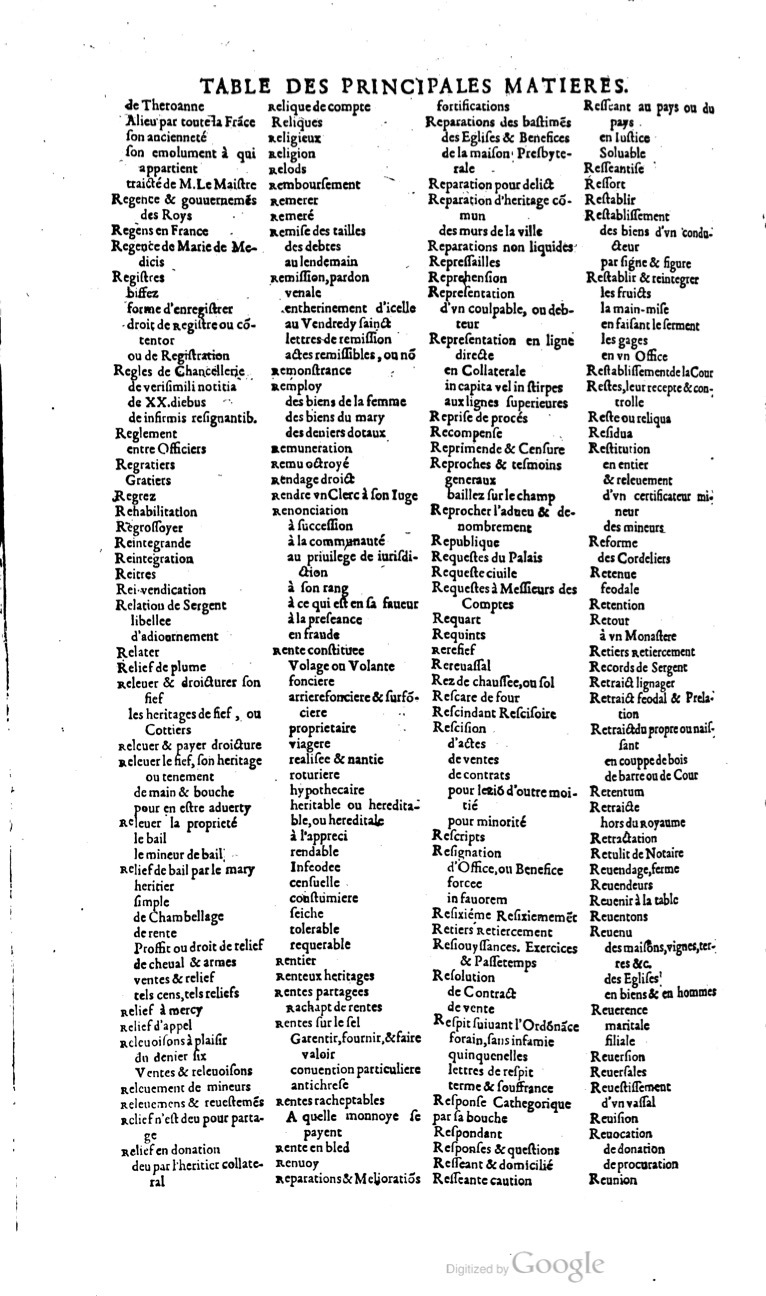 1629 - Veuve Nicolas Buon - Trésor du droit français (21754 T. 3) - BM Lyon