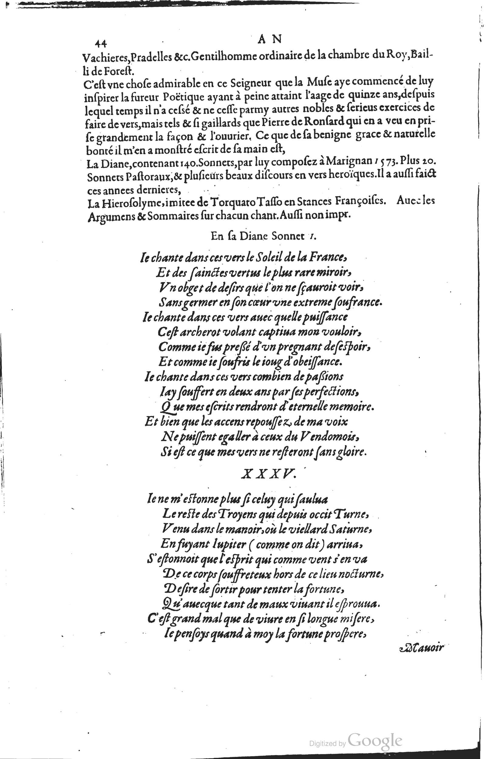 1585 - Barthélemy Honorat - Bibliothèques françaises - BSB Munich