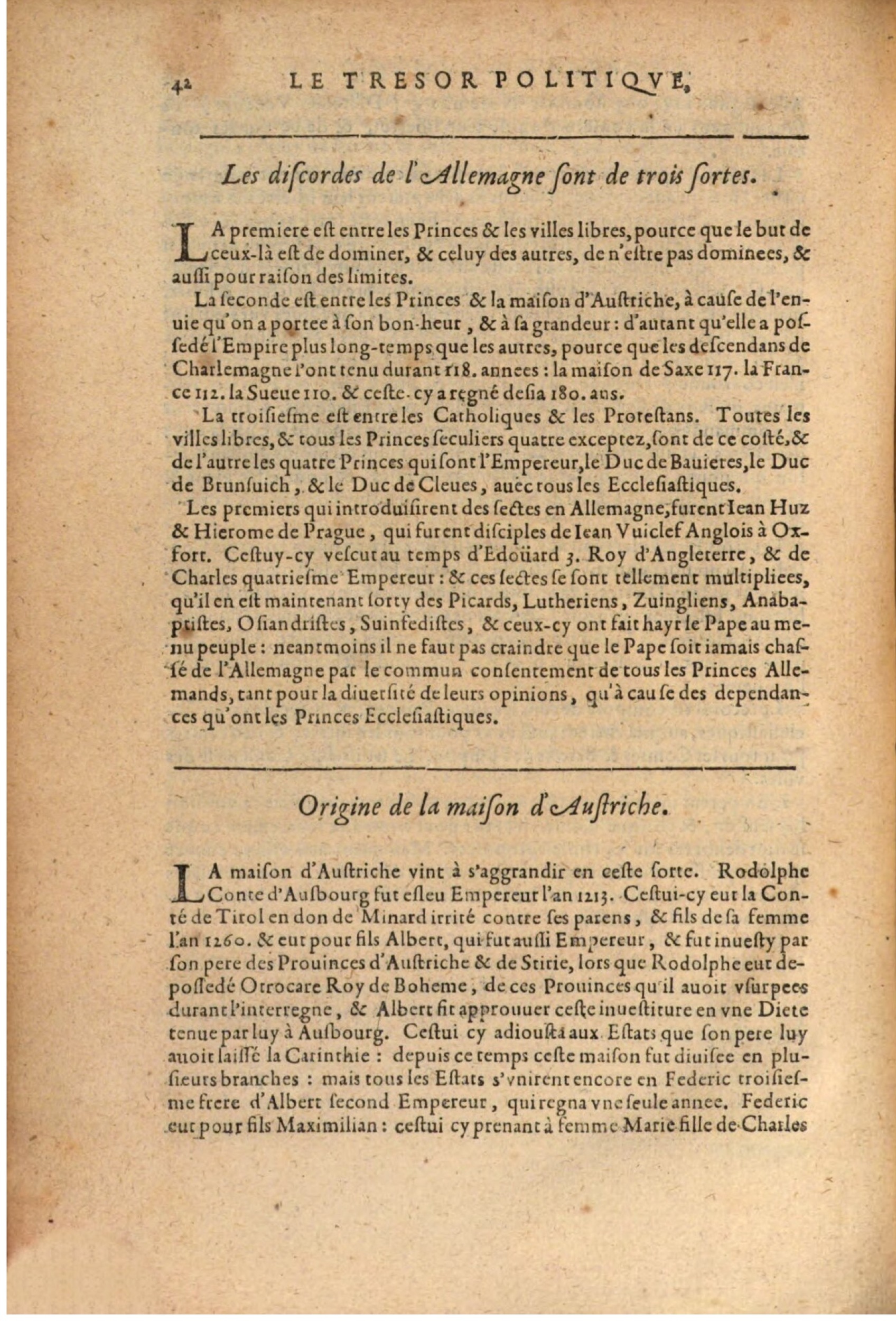 1611 - Pierre Chevalier - Trésor politique - BSB Munich