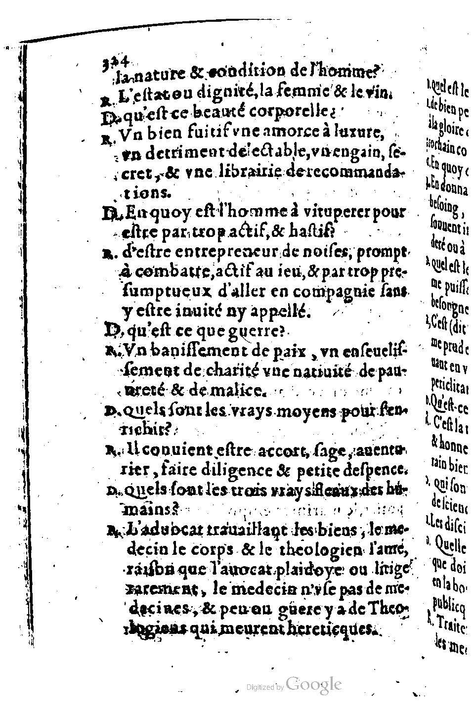 1582 - Nicolas Bonfons - Trésor des sentences dorées - BM Lyon