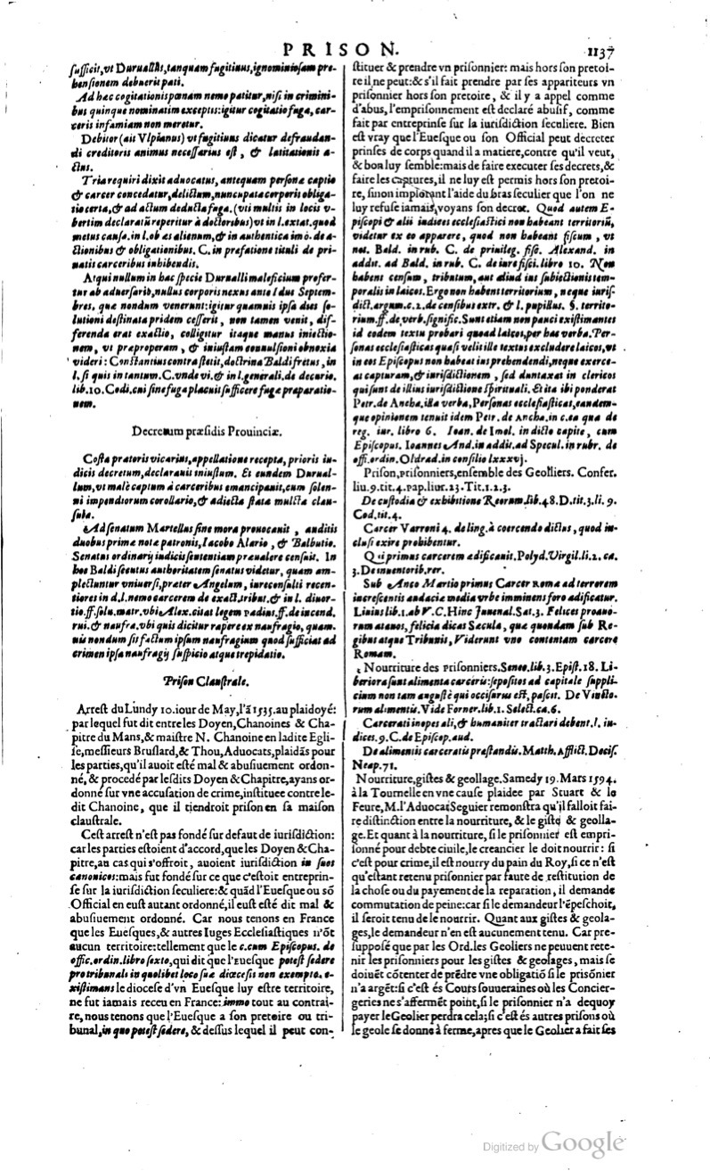 1629 - Veuve Nicolas Buon - Trésor du droit français (29620 T. 2) - BM Lyon