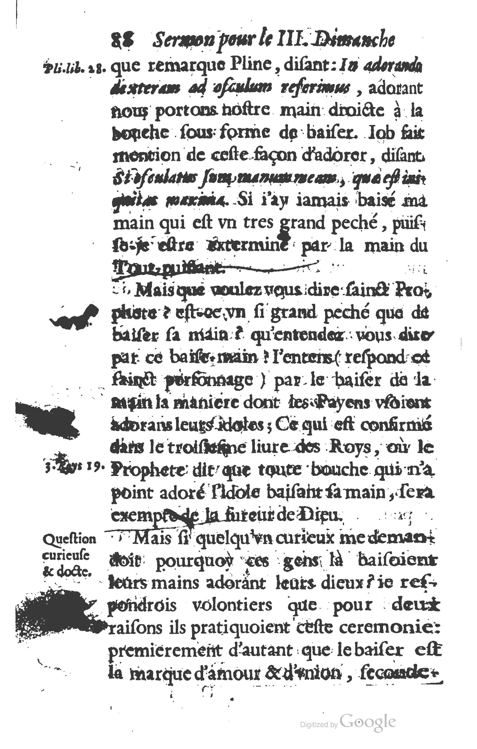 1629 - Manassés de Préaulx - Sermons ou Trésors de la piété chrétienne - BM Lyon