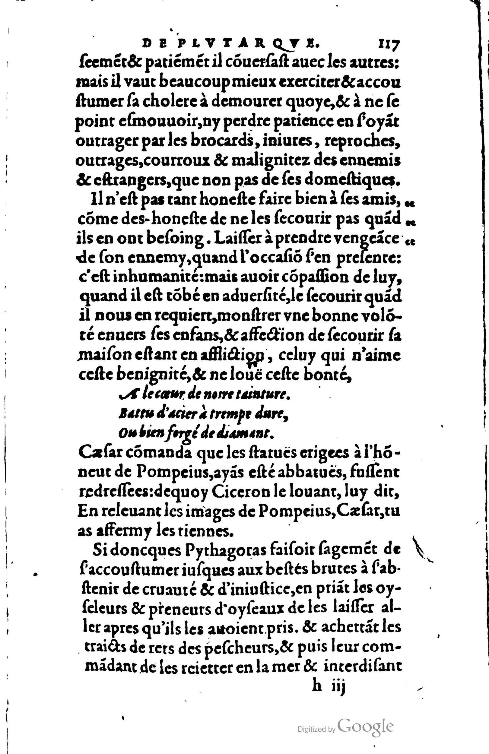 1578 - Jean Poupy - Trésor des morales de Plutarque - BSB Munich