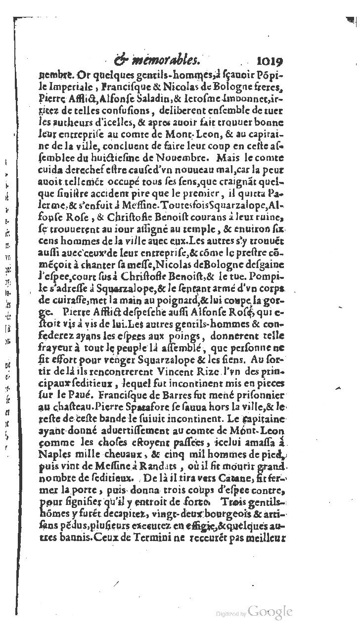 1610 - Paul Marceau - Trésor d’histoires admirables et mémorables - BSB Munich 1610 - Paul Marceau - Trésor d’histoires admirables et mémorables - BSB Munich
