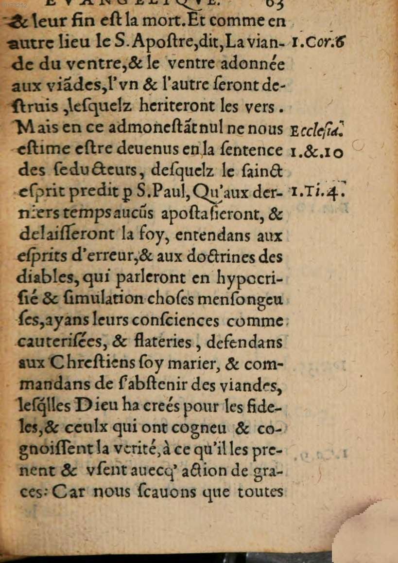 1548 - René Avril et Vivant Gaulterot - Perle précieuse évangélique et Trésor divin - BSB Munich