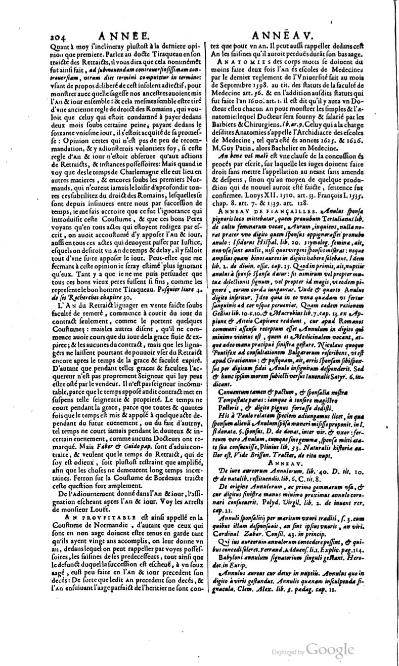 1629 - Veuve Nicolas Buon - Trésor du droit français (29620 T. 1) - BM Lyon