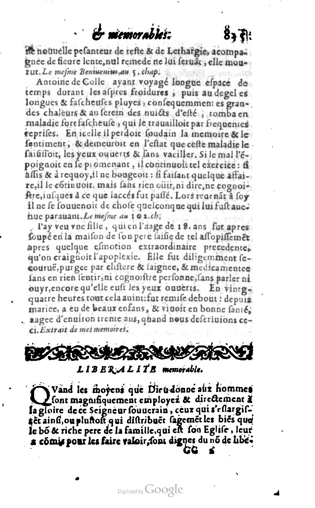 1620 - Samuel Crespin - Trésor d’histoires admirables et mémorables - BCU Lausanne