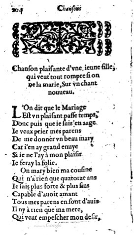 1623 - Jacques Cailloüé - Trésor ou recueil des chansons amoureuses - British Library