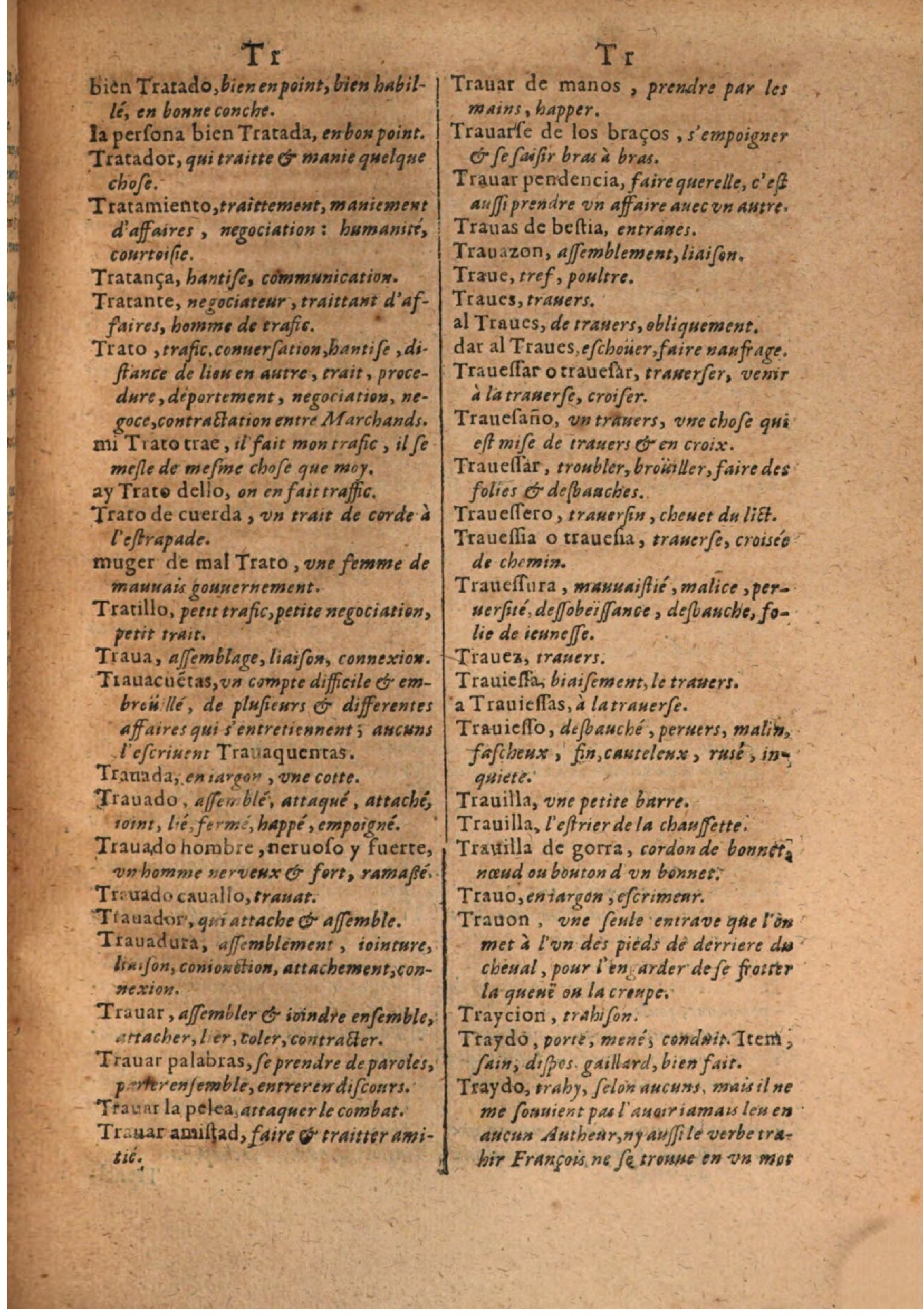 1645 - A. de Sommaville et A. Courbé - Trésor des deux langues espagnole et française - BSB Munich 1645 - A. de Sommaville et A. Courbé - Trésor des deux langues espagnole et française - BSB Munich