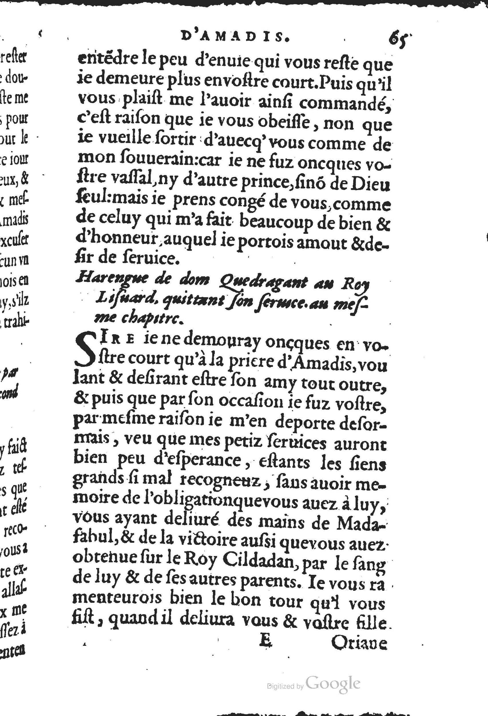 1560 - Jean d’Ogerolles et Gabriel Cotier Lyon - Trésor des Amadis - BSB Munich