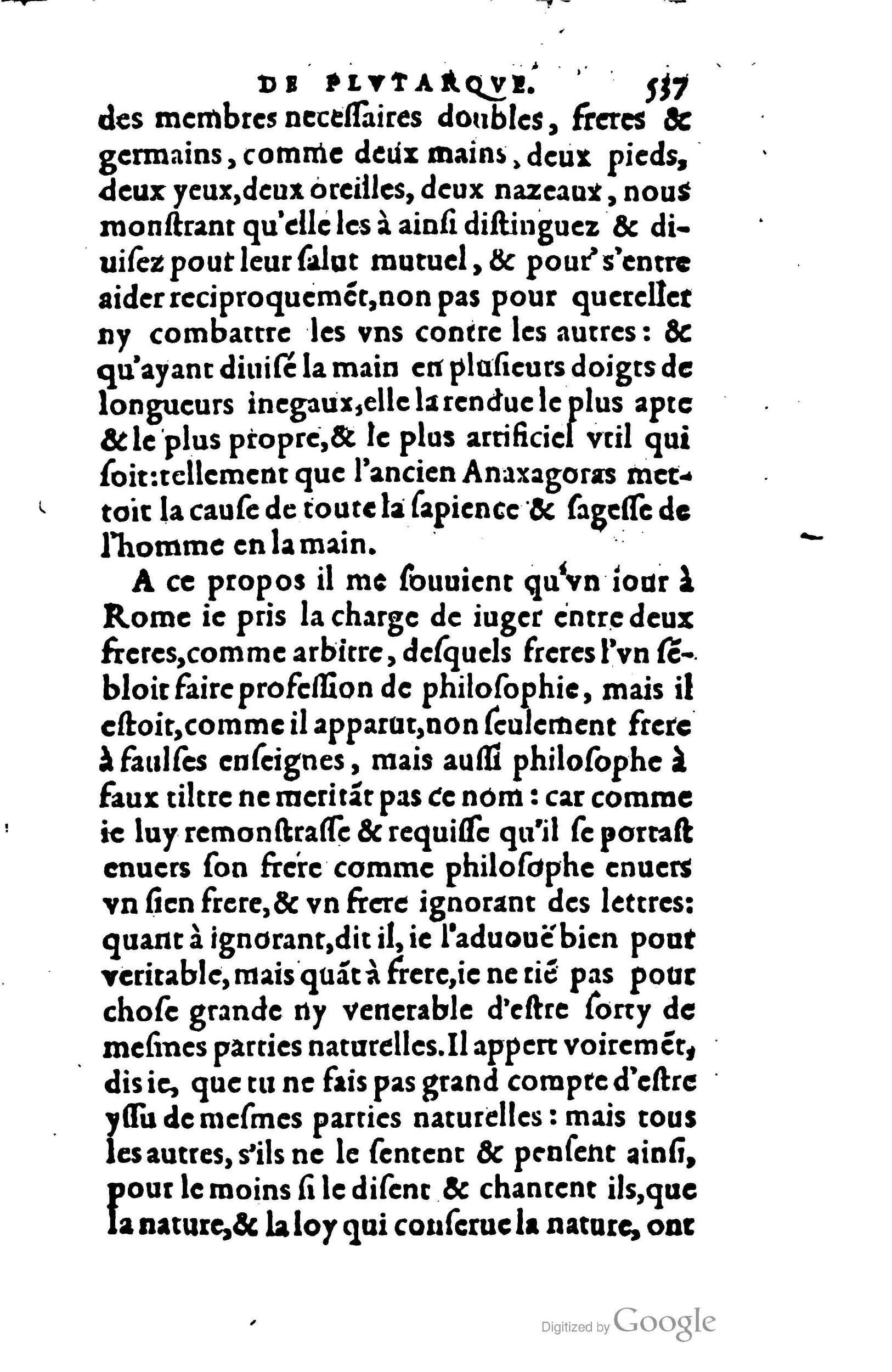1578 - Jean Poupy - Trésor des morales de Plutarque - BSB Munich