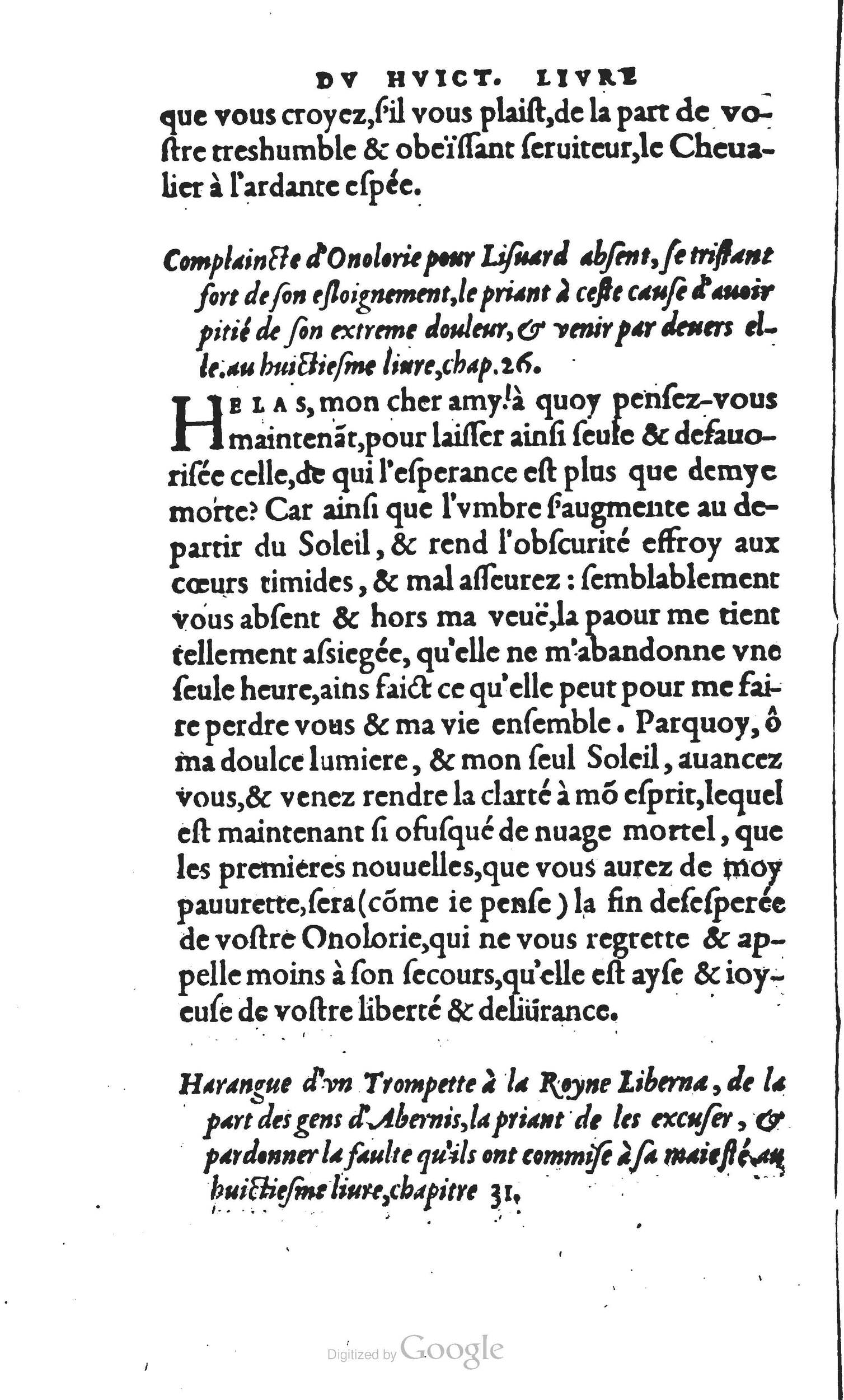 1560 - Vincent Sertenas et Gilles Robinot - Trésor des Amadis - British Library