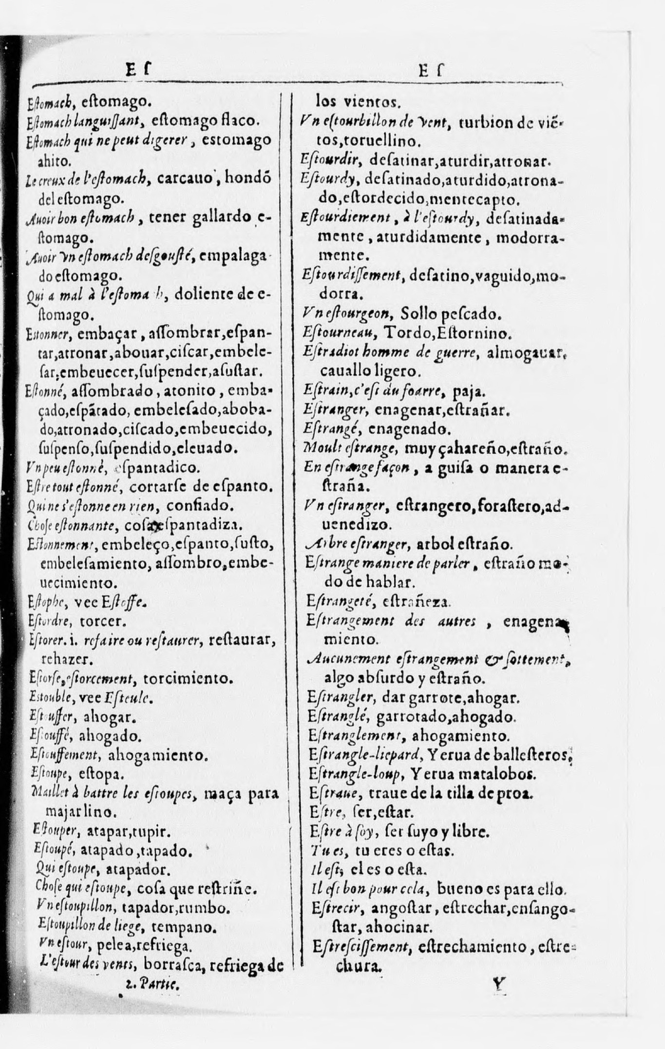 1616 - Veuve Marc Orry - Trésor des deux langues espagnole et française (Seconde partie) - BnF 1616 - Veuve Marc Orry - Trésor des deux langues espagnole et française (Seconde partie) - BnF