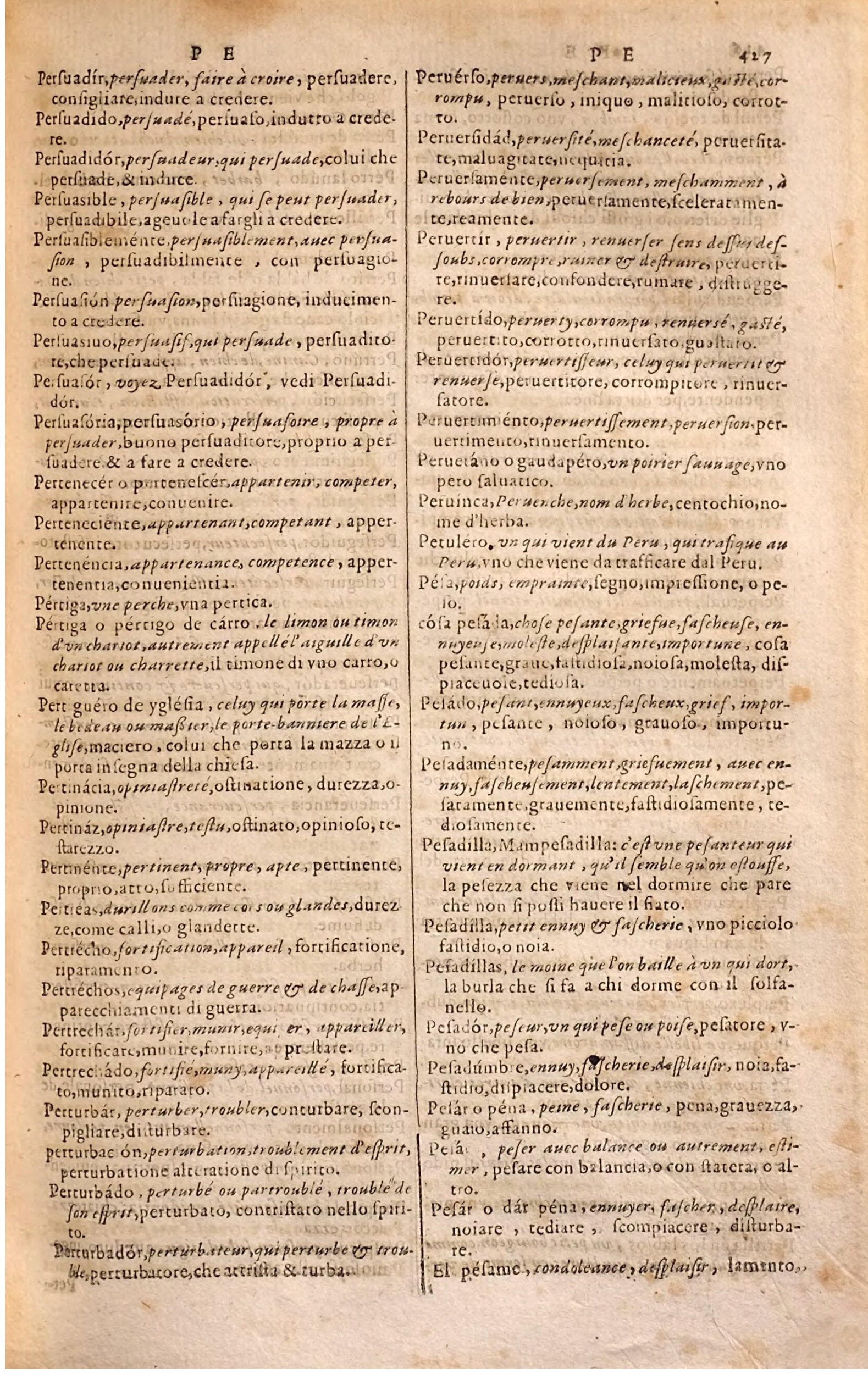 1627 - Jacques Crespin - Trésor des trois langues - Regensburg