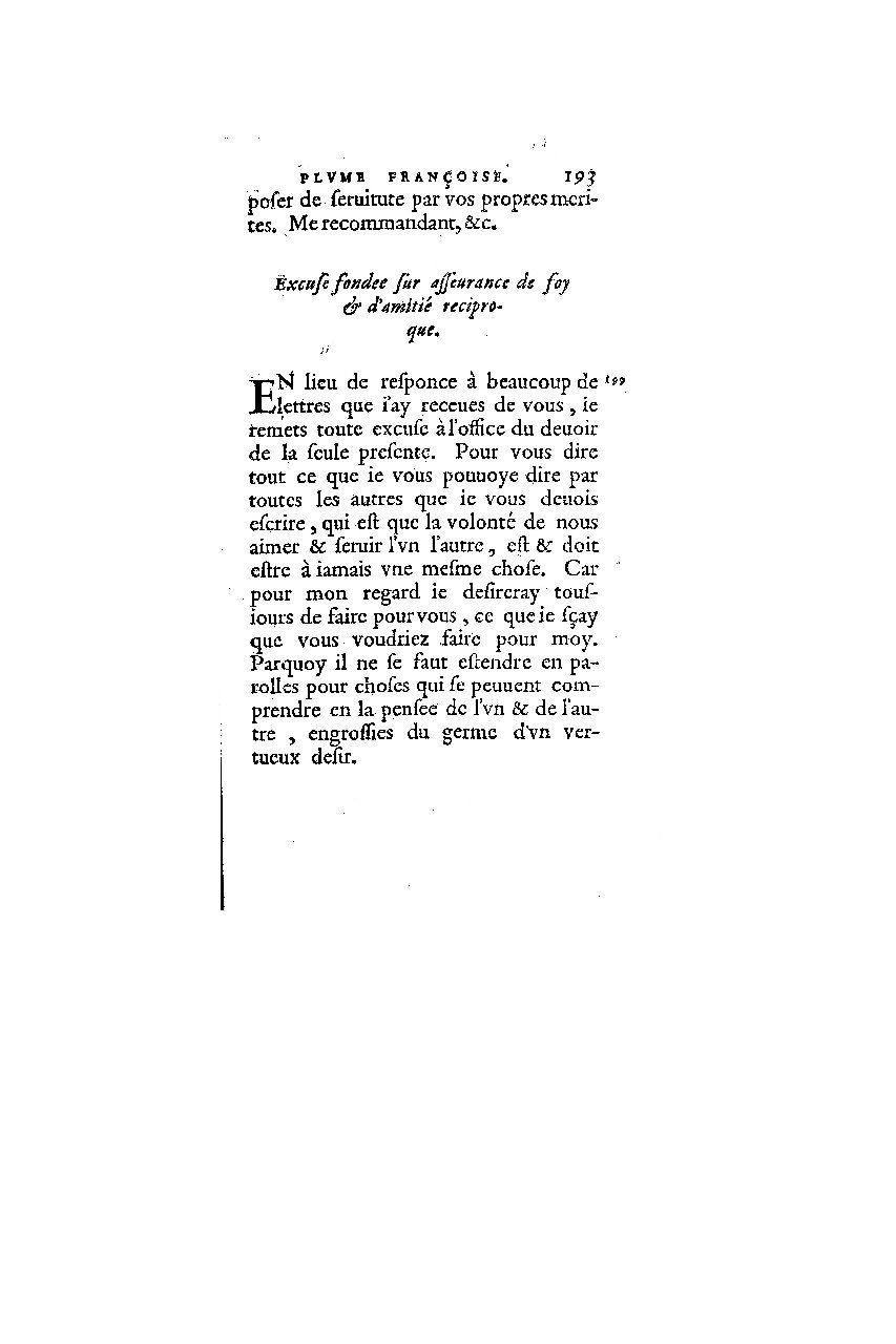 1572 - Nicolas Du Chemin - Finances et Trésor de la plume française - BM Lyon