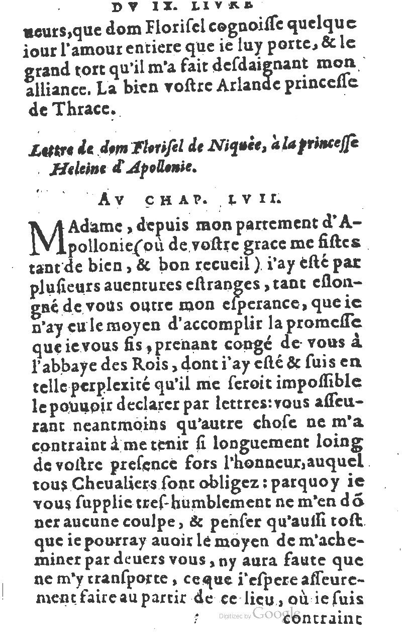 1582 - Jean Huguetan - Trésor des Amadis T. 1 - BM Lyon