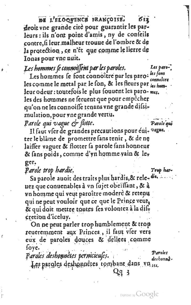 1610 - Louis Coste - Trésor de l’éloquence française (Seconde partie) - BM Lyon