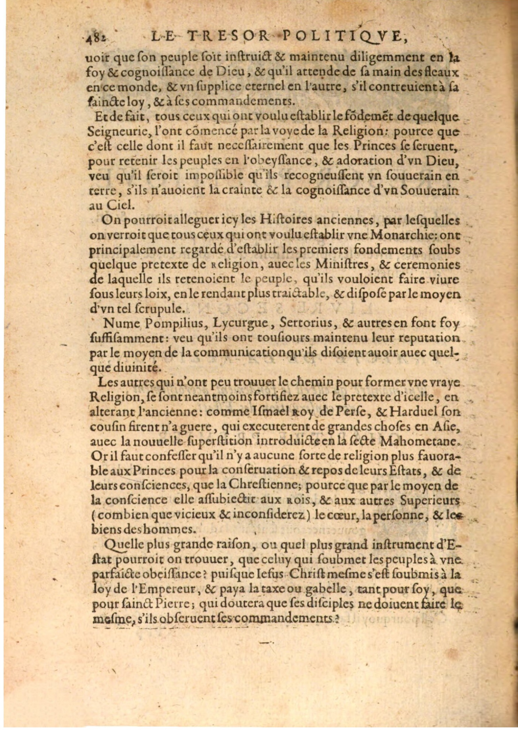 1608 - Nicolas Du Fossé - Trésor politique - BSB Munich