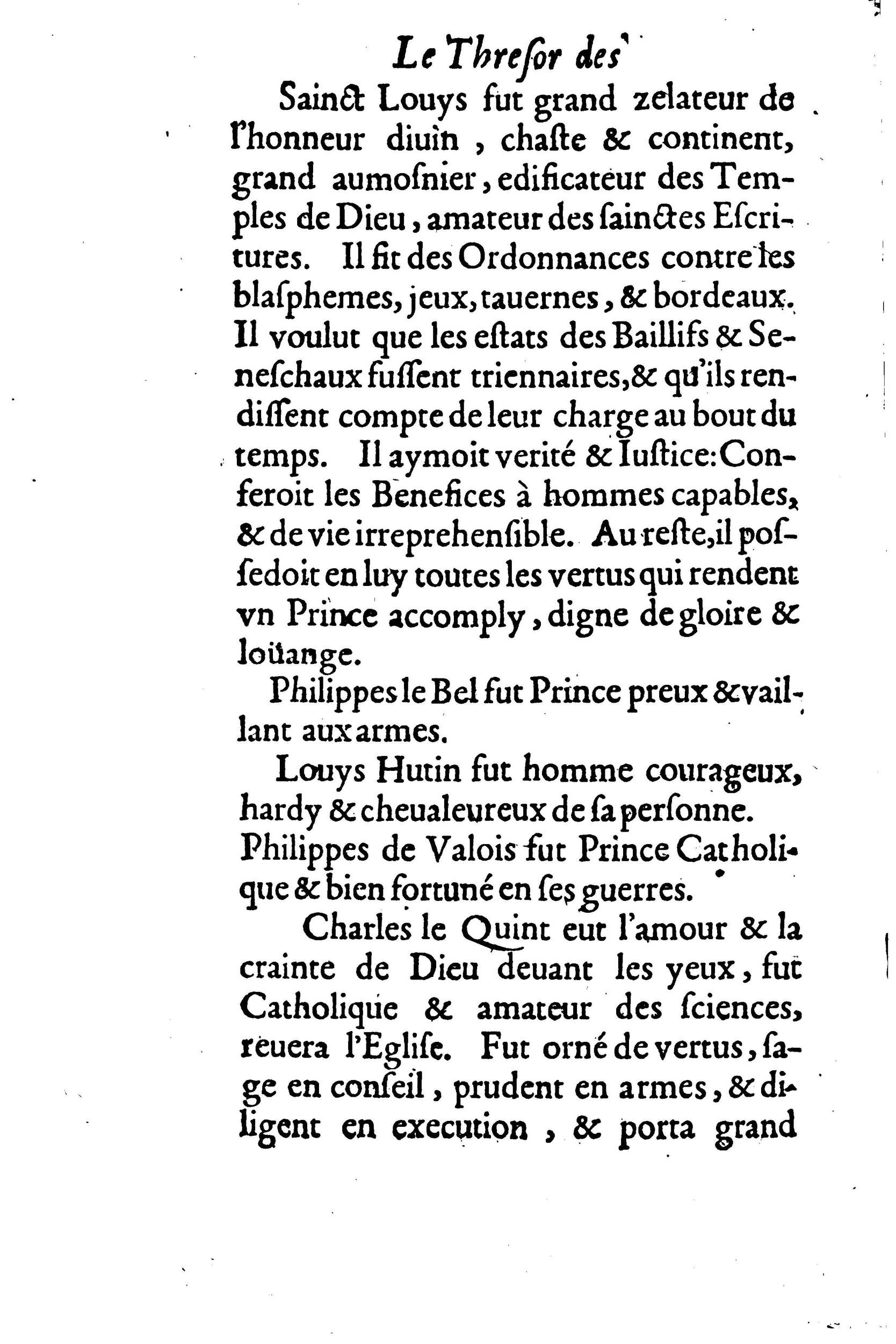 1633 - Jean Corrozet - Trésor des histoires de France - BM Lyon 1633 - Jean Corrozet - Trésor des histoires de France - BM Lyon