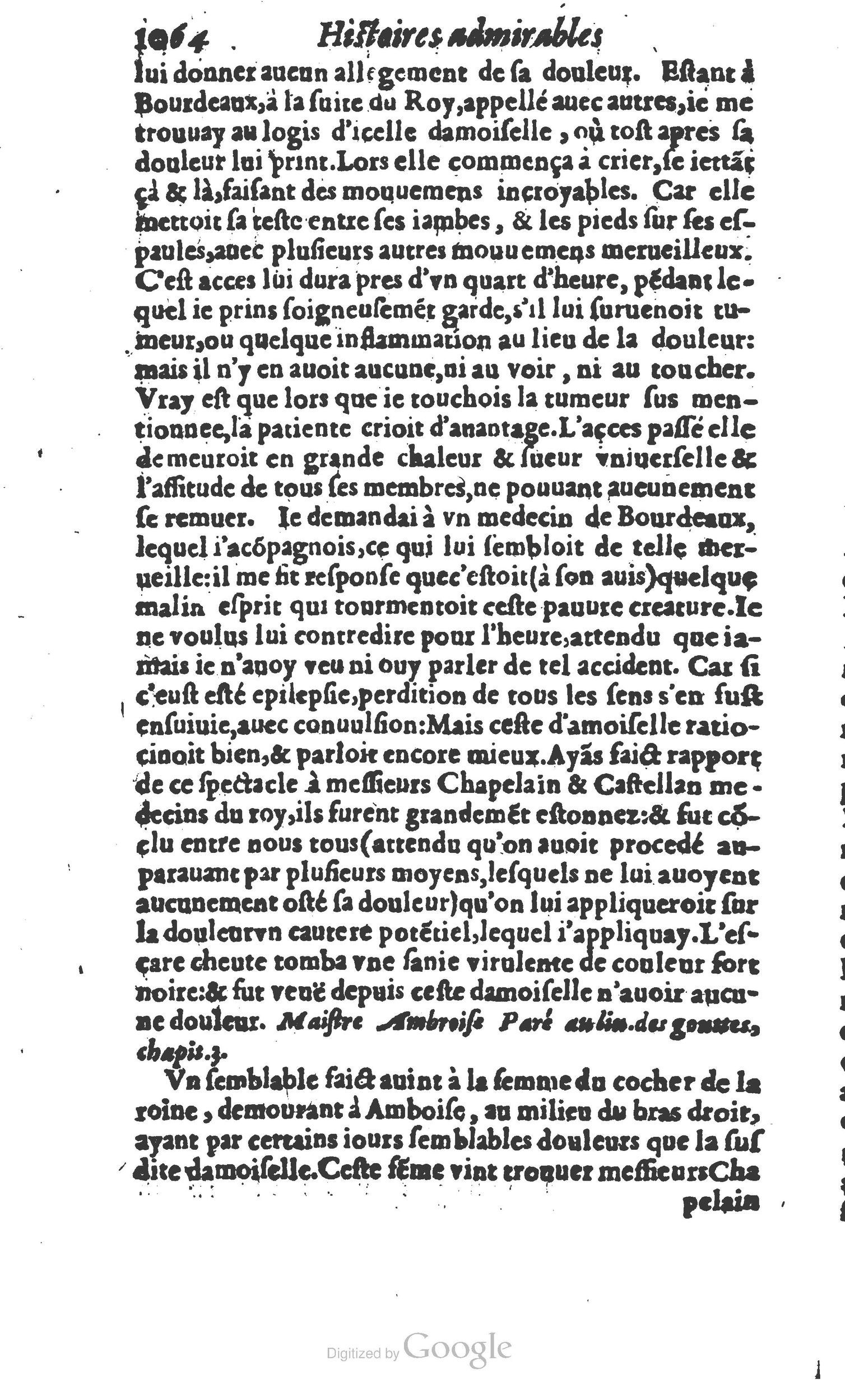 1610 - Paul Marceau - Trésor d’histoires admirables et mémorables - Princeton