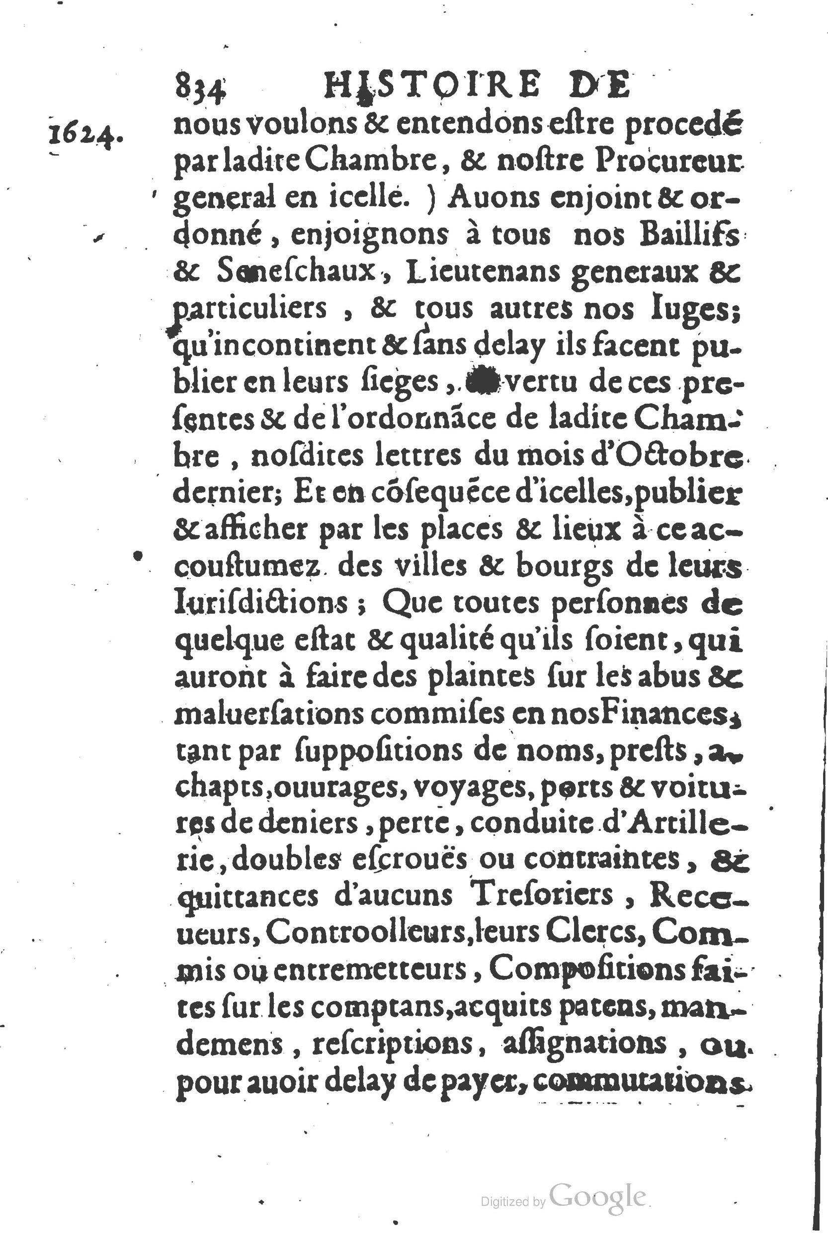 1626 - Joseph Bouillerot - Trésor de l’histoire générale de notre temps - BSB Munich