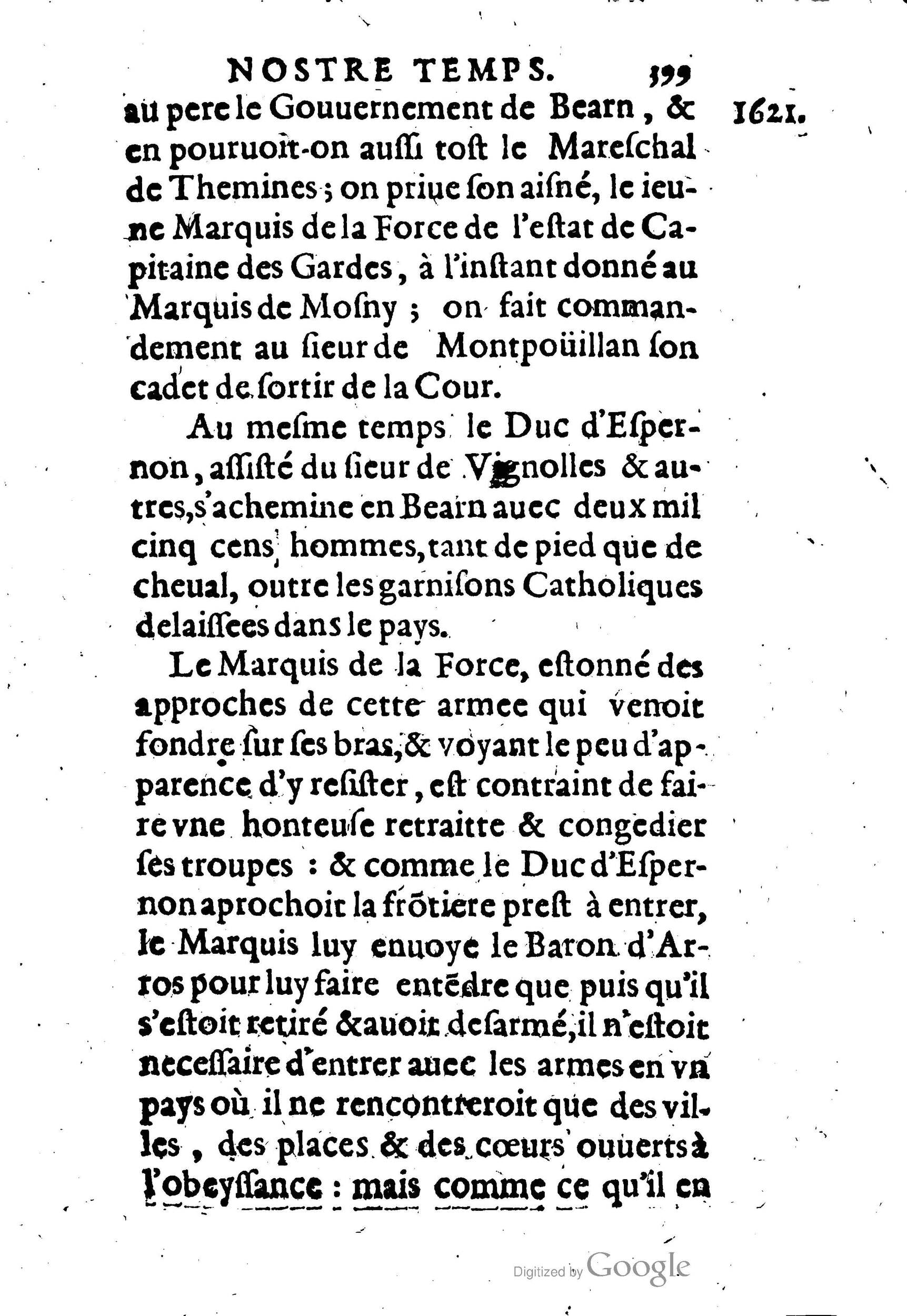1623 - Joseph Bouillerot - Trésor de l’histoire générale de notre temps - BM Lyon