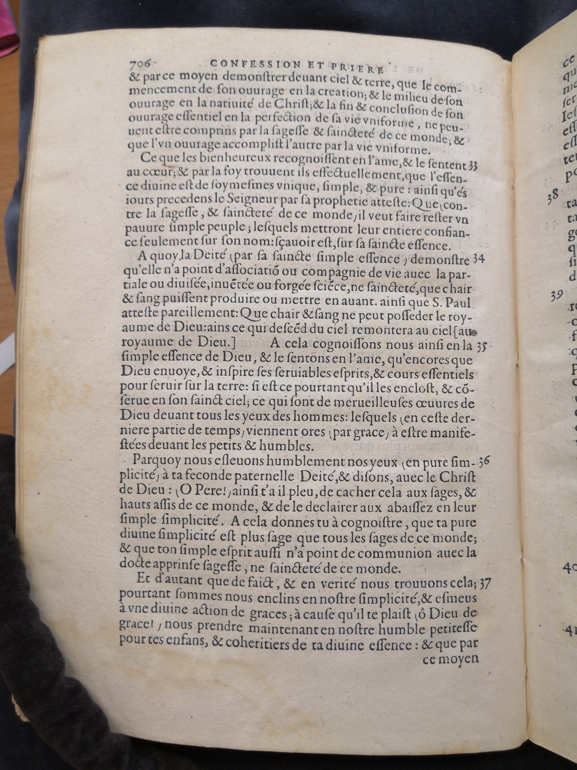 1581c. - Christophe Plantin - Le Livre des témoignages du Trésor caché au champ (Livres 2, 4, 6 et 7) - Anvers Musée Plantin Moretus