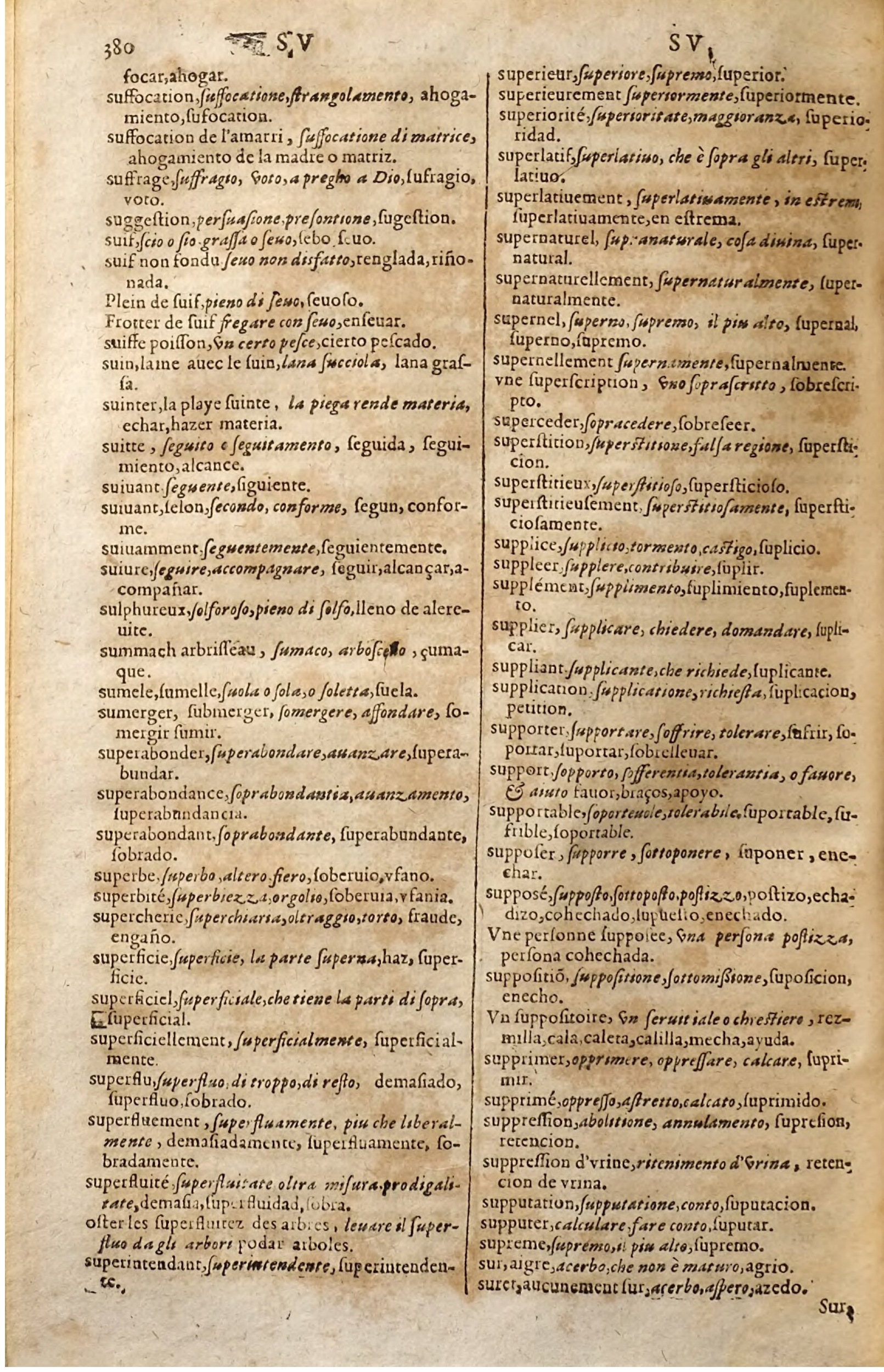1627 - Jacques Crespin - Trésor des trois langues (Seconde partie) - Regensburg