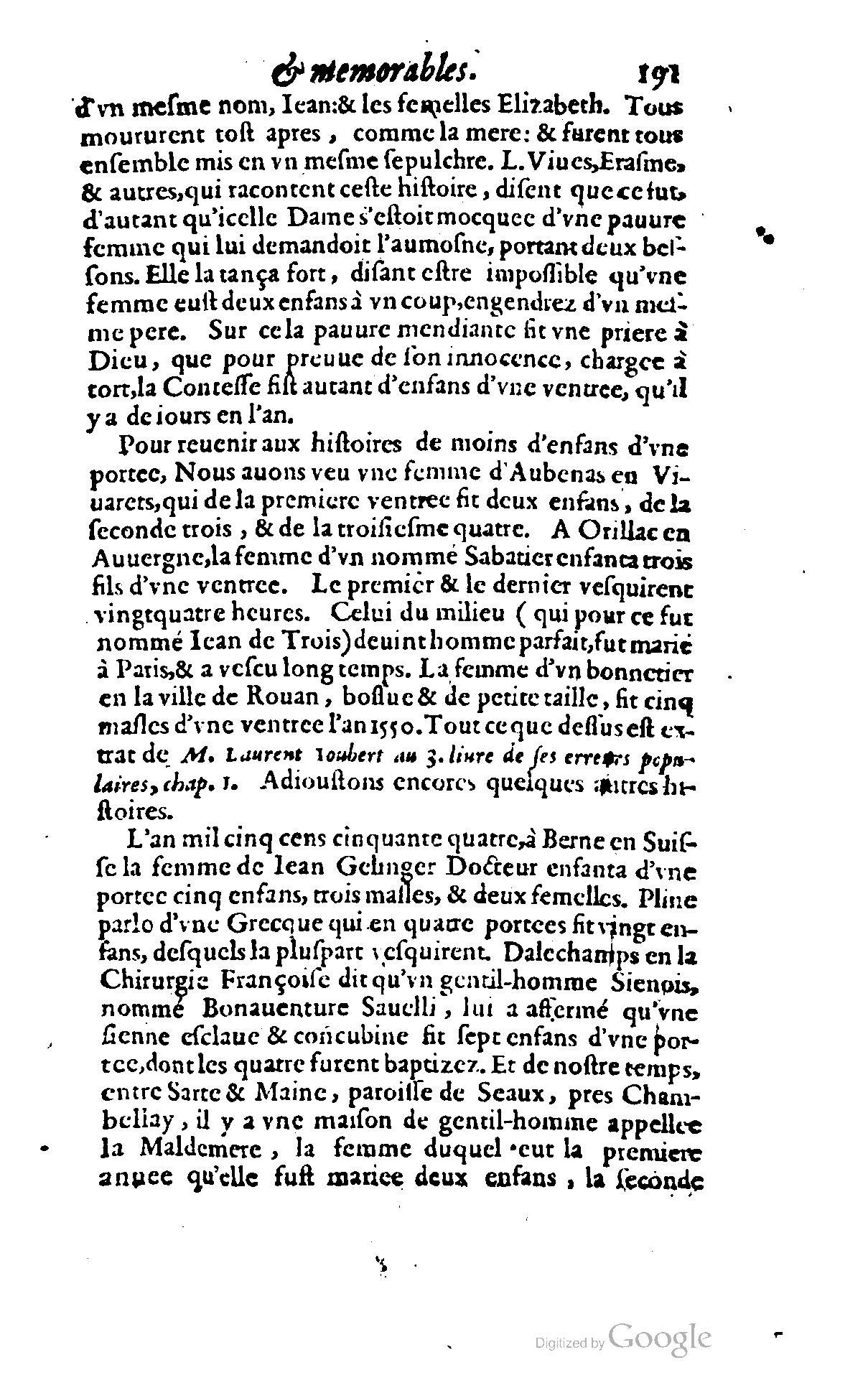 1620 - Samuel Crespin - Trésor d’histoires admirables et mémorables - BCU Lausanne