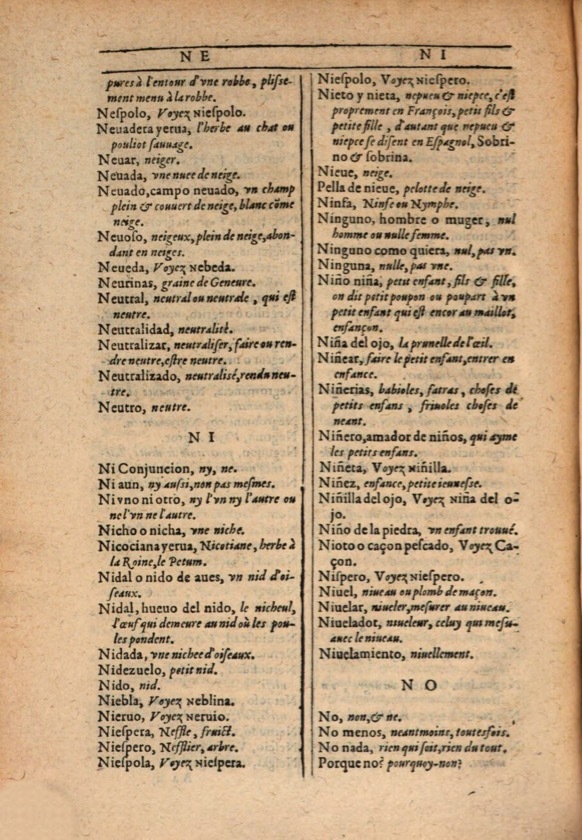 1607 - Marc Orry - Trésor des deux langues espagnole et française (Première et Seconde parties) - ÖNB Wien